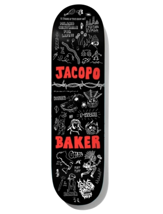 Skateboard deck Baker Jacopo Puff Puff 8.5" - Deck Photo 1