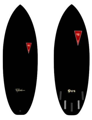  Pyzel JFF Gremlin 6'0 Surf - Black Photo 1