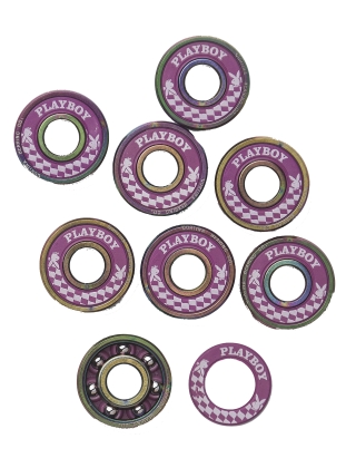 Roulements de skateboard, longboard Cortina Bearings Nakel Smith Playboy Pro - Petrol Finish Photo 2