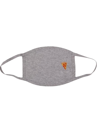 Zubehör Pizza Skateboard Emoji Face Mask Photo 2