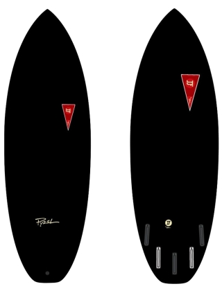  Pyzel JJF Gremlin 5.6' Surf - Black Photo 2