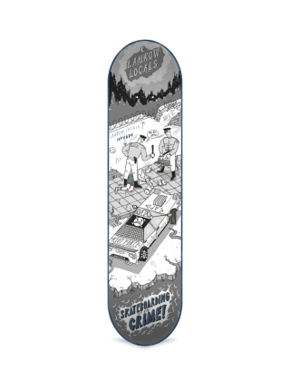 Skateboard deck Inpeddo It's a Crime 8.125 '' - Deck Photo 1