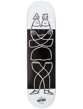 Skateboard deck Inpeddo Smarty Black 8.25'' - Deck Photo 1