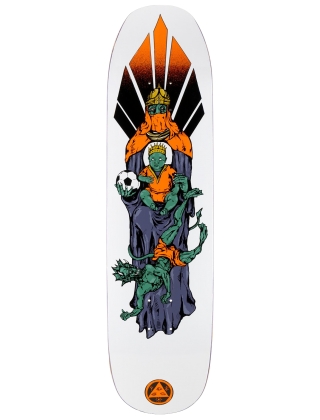 Skateboard deck Welcome Futbol On Son Of Moontrimmer White 8.25'' - Deck Photo 2