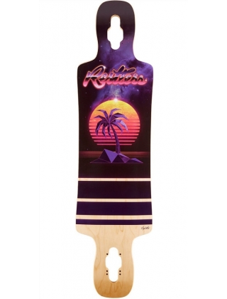 Longboard & cruiser deck Restless Splinter Palm Tree 38" Longboard Longboard Deck. Photo 2