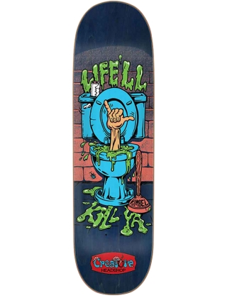 Deck skateboard Creature Kimbel Life Kills Black Multi - Deck Photo 1