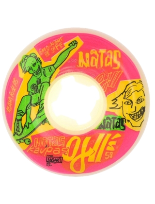 Skateboard wheels OJ Wheels Natas Kaupas OJ2 Neon Original Hardline 95A - 58mm Photo 1