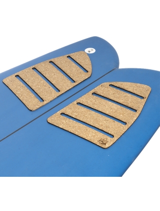 Surfboard Nomads Surfing Cork Fish Back Pads - 2 Pieces Photo 2