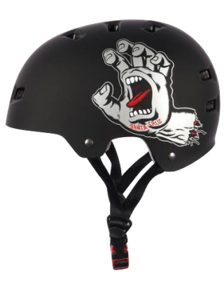 Helm skateboard, longboard Bullet X Santa Cruz Helmet Screaming Hand - Matt Black Photo 1