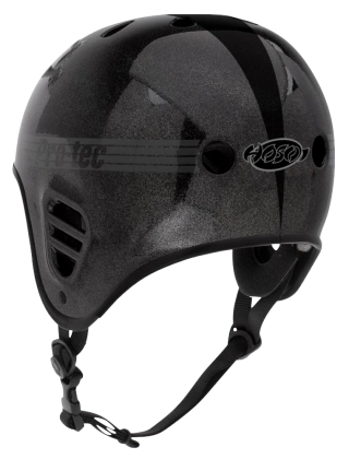 Casque de skateboard, longboard Pro-Tec Full Cut Cert Hosoi Metallic Black - Helmet Photo 2