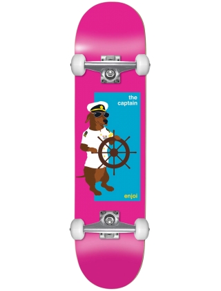 Santa cruz skateboards Enjoy The Captain Youth 7.75'' Pink - Complete Deck Photo 1