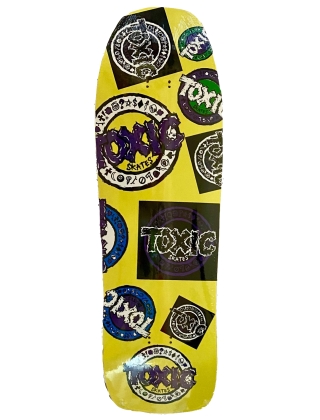 Deck skateboard Brand-X-Toxic Team Deck 9.75" x 31.75" - Multi Photo 4