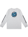 Santa Cruz Rob Target Youth L/S Tee - Athletic Heather Image 2