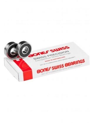 Roulements de skateboard, longboard Bones Bearings Swiss 7 Balls Photo 1