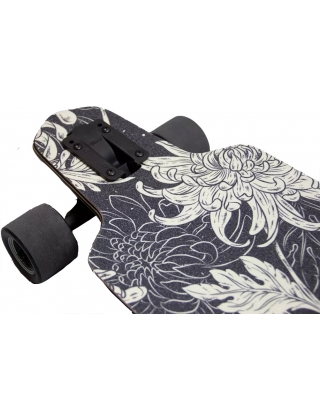 Longboard & cruiser deck DUSTERS CHANNEL BLOOMING 38" DROP THROUGH COMPLET LONGBOARD Photo 3