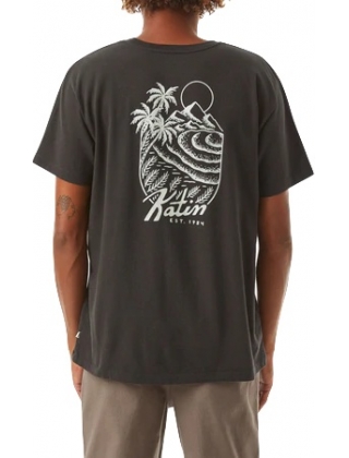 KATIN ALOHA HILLS - BLACK TEE