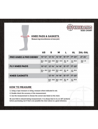 Knieschoner skateboard, longboard 187 Killer Pads Black Adult Pro Knee Photo 3