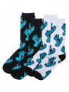 Santa Cruz Black/White Adult Multi Hand Sock Image 1