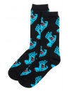 Santa Cruz Black/White Adult Multi Hand Sock Image 2