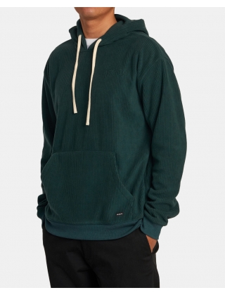 Sweat de skateur RVCA Hunter Green Hewitt Hoodie OTLR DGN Photo 4