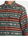 RVCA Blanket Tea Long Sleeve Shirt Image 3