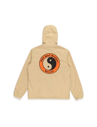 Jacke T&C SURF DESIGNS Hooded Coach Jacket - Sand Photo 2