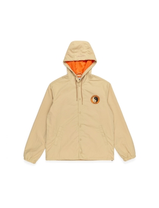 Jacket T&C SURF DESIGNS Hooded Coach Jacket - Sand Photo 1